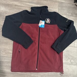 Columbia Men's Fleece Jacket CLG Flanker III Florida State Seminoles M